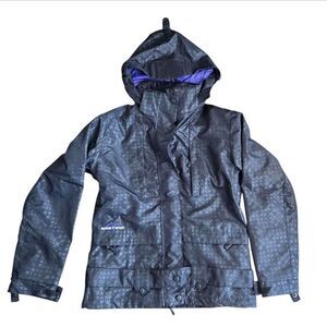 Suisse Sport Women's Black and Purple Ski Snow Winter Jacket, Size S NWOT